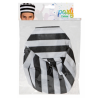 Gorro de Preso Rayas Blancas y Negras