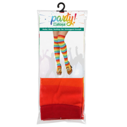 Medias de Rayas de Colores Adulto