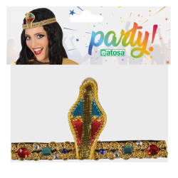 Tocado para Egipcia con Cobra