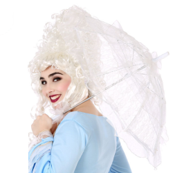 Paraguas Blanco de Época