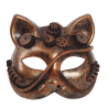 Máscara de Gato Steampunk Adulto