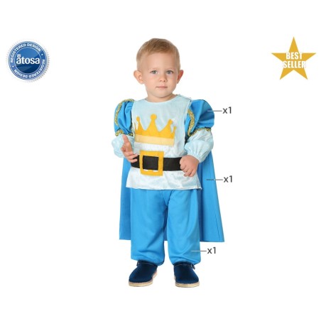 DISFRAZ PRINCIPE AZUL NIÑO BEBÉ