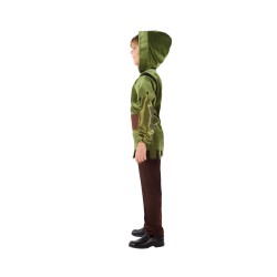 DISFRAZ ARQUERO NIÑO INFANTIL VERDE OSCURO