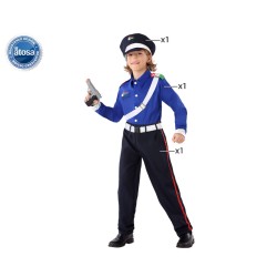 DISFRAZ POLICIA NIÑO INFANTIL AZUL