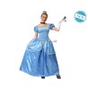 DISFRAZ PRINCESA AZUL MUJER ADULTO VESTIDO