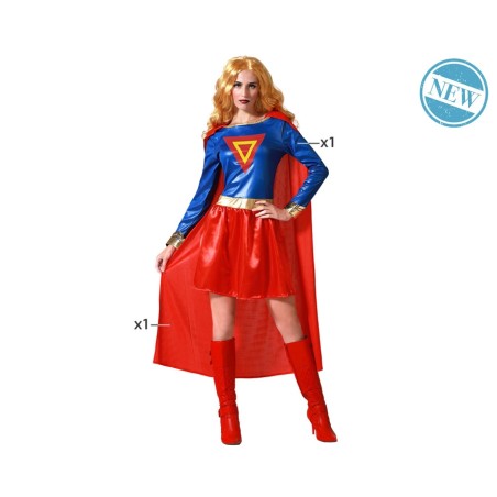 DISFRAZ HEROE COMIC AZUL ADULTO FANTÁSTICO