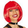 Peluca Roja Bob con Flequillo para Disfraces de Adultos