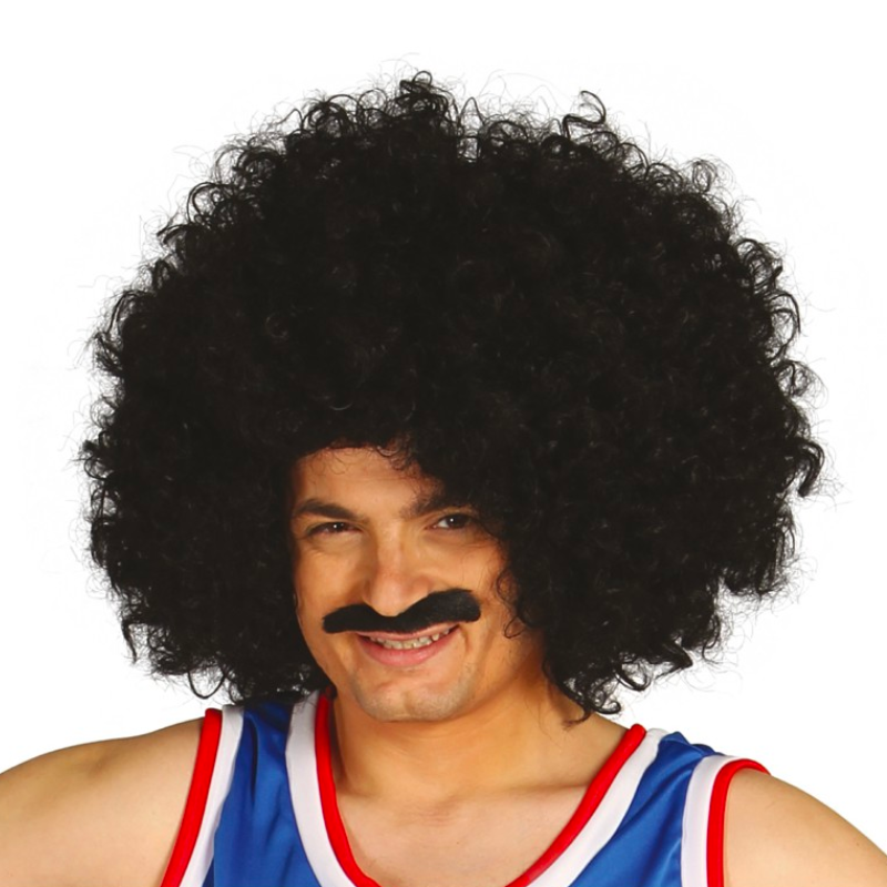 Peluca Afro Negra
