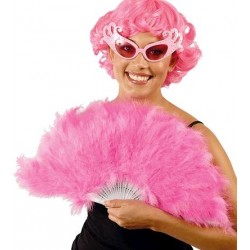 Abanico de Plumas Rosa