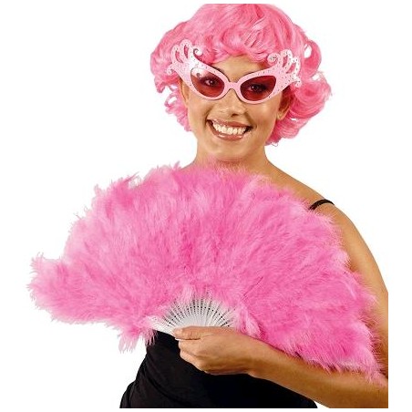 Abanico de Plumas Rosa