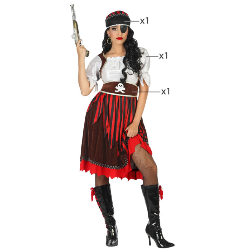 Disfraz de pirata mujer — Cualquier Disfraz