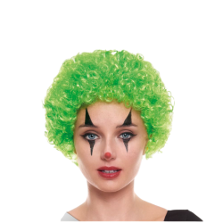 Peluca de Payaso Verde