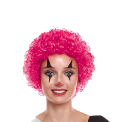 Peluca de Payaso Fucsia