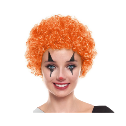 Peluca de Payaso Naranja