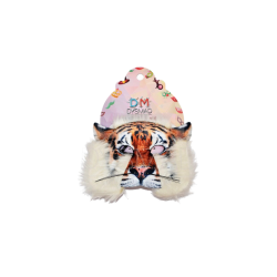 Máscara de Tigre Realista con Pelo para Disfraces - Fiestas Temáticas