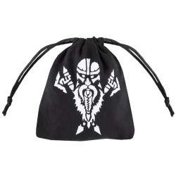 QW BOLSA DADOS DWARVEN NEGRA