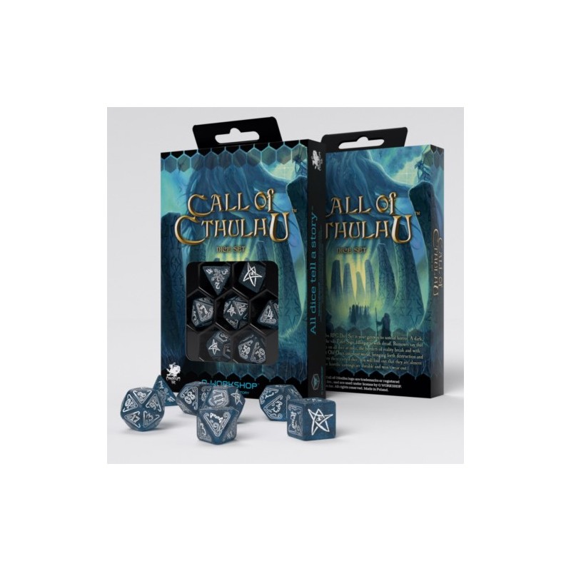 QW DADOS CTHULHU ABYSSAL SET (7)