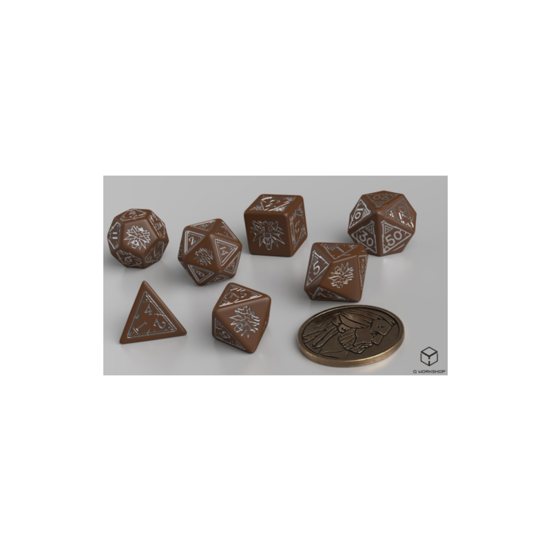 QW CAJA DADOS + MONEDA THE WITCHER ROACH (7)