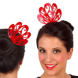 Peineta Sevillana Roja