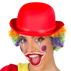 Bombín Payaso Rojo Adulto