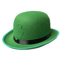 Bombín San Patricio Trébol Verde