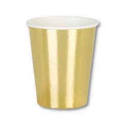 Vaso Dorado 270ml pack 6uds