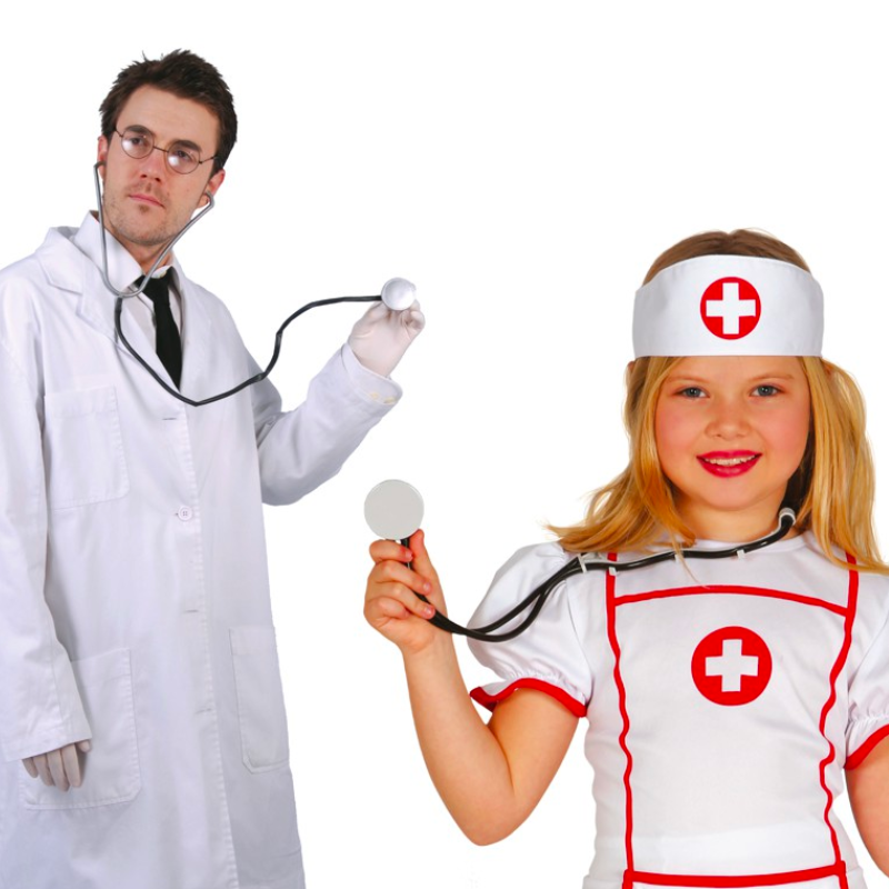 Estetoscopio Disfraz en PVC - Accesorio Médico Juguete