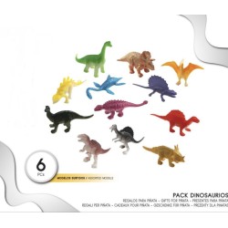 Dinosaurios 6un. en bolsa