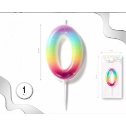 Velas de Colores con Purpurina