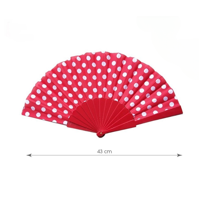 Abanico con Lunares
