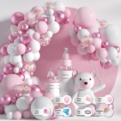Set de Globos Rosas Baby Pink