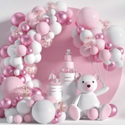 Set de Globos Rosas Baby Pink