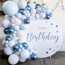 Set de Globos Azules Baby Blue