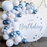 Set de Globos Azules Baby Blue