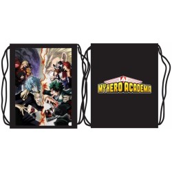 SACO MY HERO ACADEMIA MULTIPERSONAJE LUCHA SUBLIMADO  46.5 x37