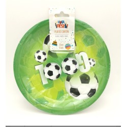 Platos de Fútbol para Fiestas, Cumpleaños, Eventos y Celebraciones