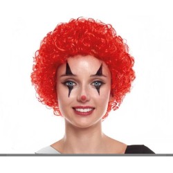 Peluca de Payaso Rojo