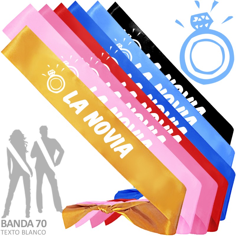 BANDA LA NOVIA (ANILLO) 70 mm.