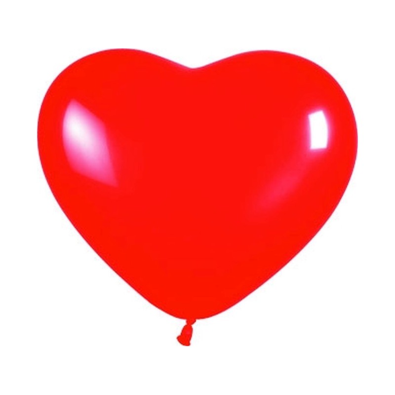 Globo Corazón Rojo bolsa 50 un