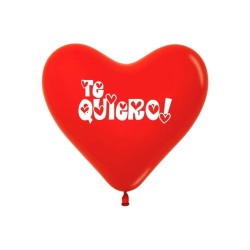 Globo Corazón Rojo bolsa 12 un