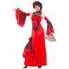 Disfraz Vestido Largo Rojo de Flamenca Adulta, también para hombre, despedidas de soltero