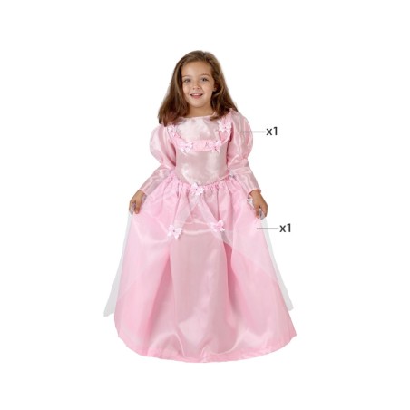 DISFRAZ PRINCESA ROSA NIÑA INFANTIL MARIPOSAS