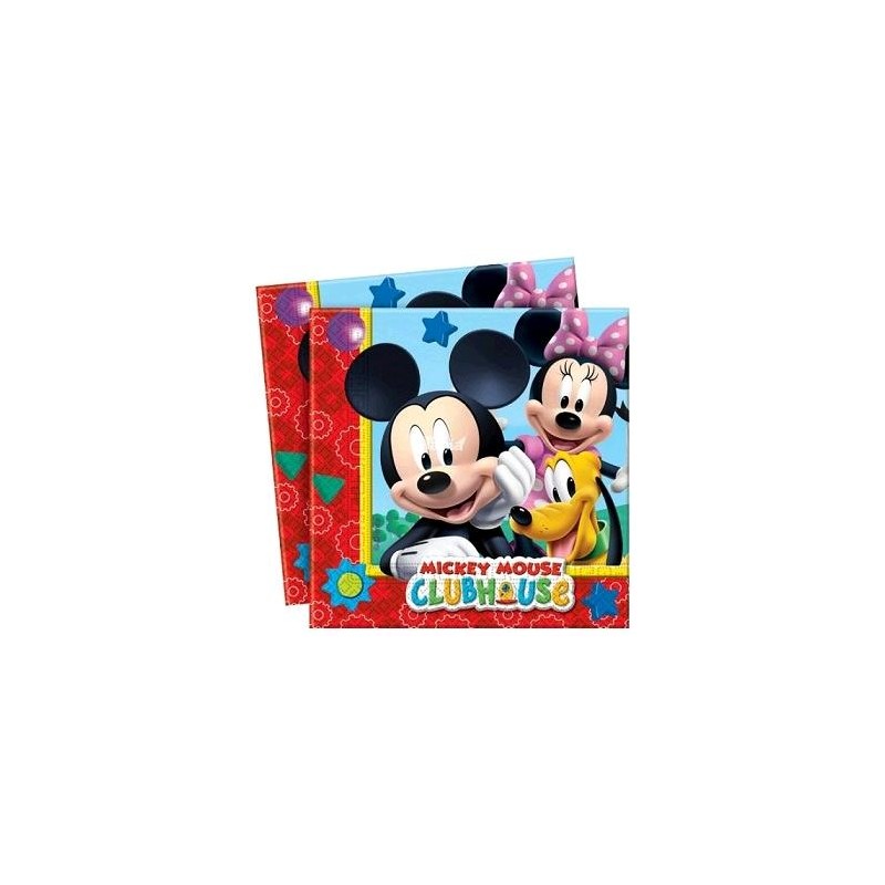 SERVILLETAS MICKEY PLAYFUL 20 UNID.