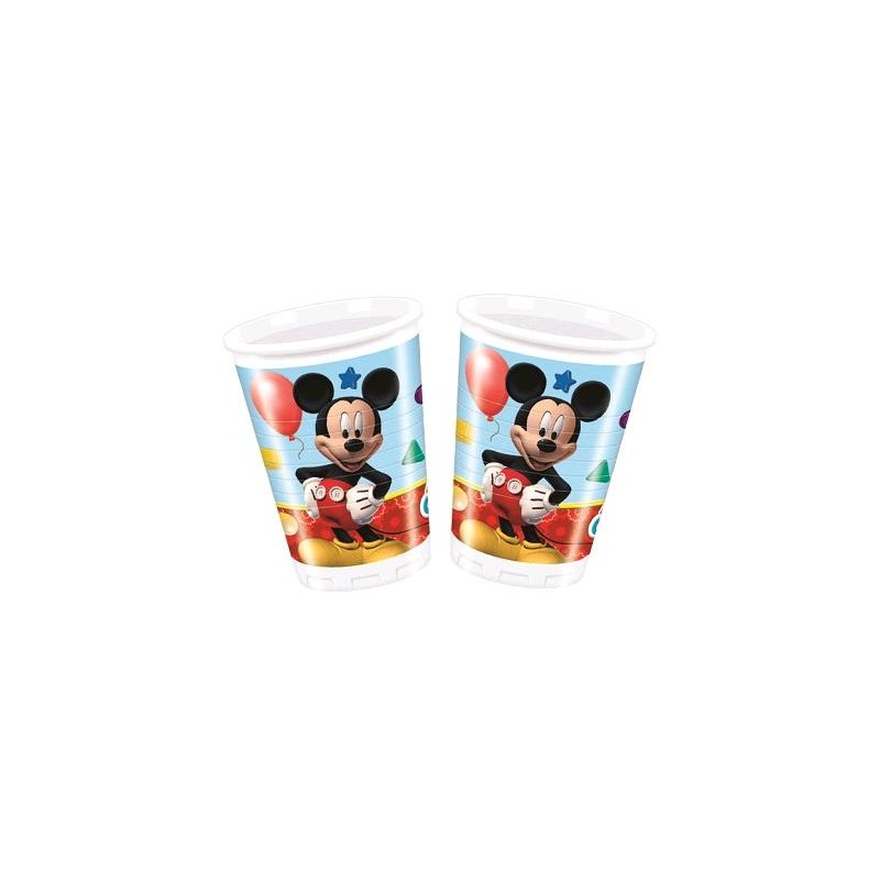 VASOS MICKEY PLAYFUL 8 UNID.