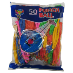 Globos Punch Ball Colores Surtidos Bolsa 50 Unidades Diámetro 45 Centímetros