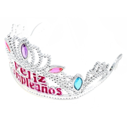 Corona Princesa Feliz Cumpleaños Infantil