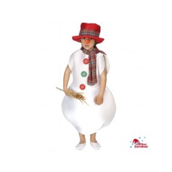 Disfraz Infantil Muñeco De Nieve 8-10 Años