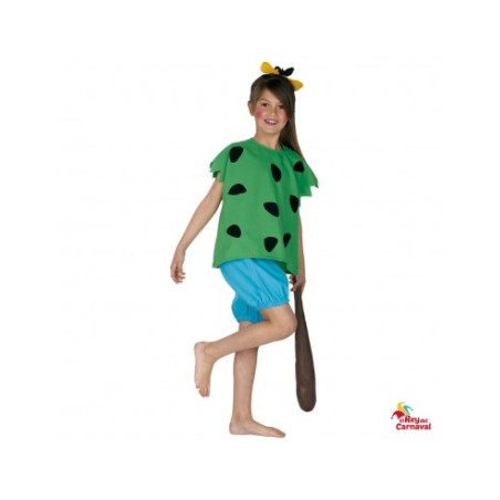 Disfraz Infantil Cavernicola Niña 3-5 Años