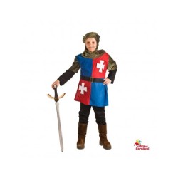 Disfraz Infantil Medieval Azul 8-10 Años