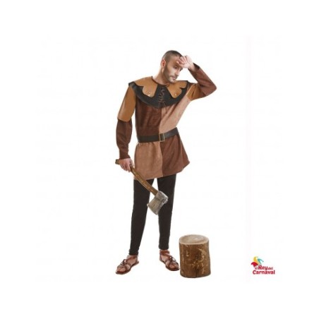 Disfraz Medieval Marrón Adulto Talla M-L